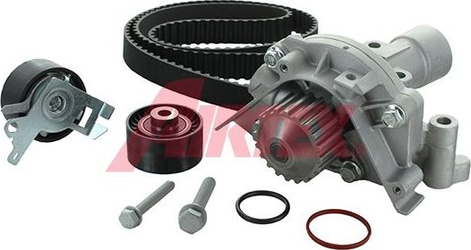 Помпа (водяной насос) с комплектом ремня ГРМ Airtex для Citroen C8 I 2002-2014. Артикул WPK-185701