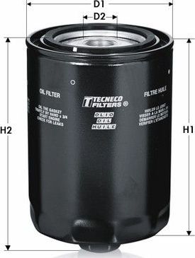 Масляный фильтр Tecneco Filters для Porsche 914 1969-1973. Артикул OL148