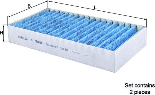 Салонный фильтр Mahle-Knecht CareMetix®. Артикул LAO 295/S