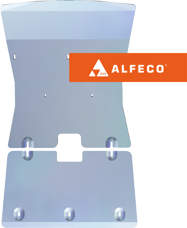 Защита алюминиевая Alfeco для картера и радиатора BMW Х1 E84 sDrive 2009-2015. Артикул ALF.34.12al