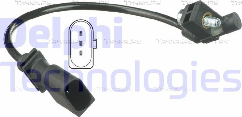Датчик положения коленвала Delphi для BMW 1 I (E81/E82/E87/E88) 2004-2011. Артикул SS11056