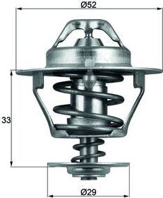 Термостат Mahle Behr для Toyota Crown VI (S110) 1980-1983. Артикул TX 77 88D