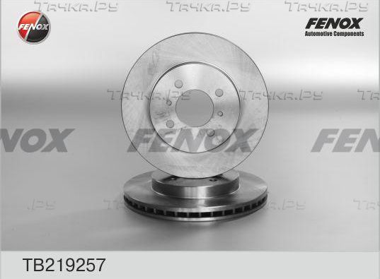 Тормозной диск Fenox передний для Mitsubishi Lancer IX 2003-2013. Артикул TB219257
