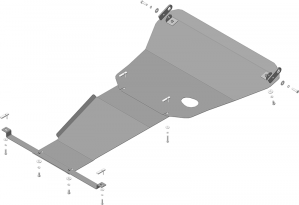 Защита Мотодор для картера и КПП Toyota Сrown универсал 2001-2001. Артикул 02549
