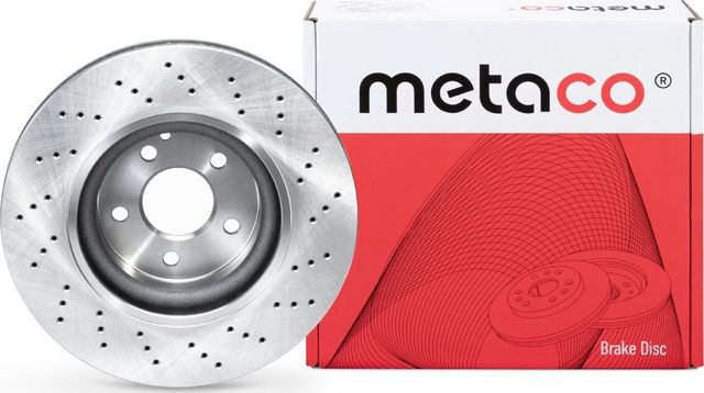 Диск тормозной передний вентилируемый (Metaco). Артикул 3050412