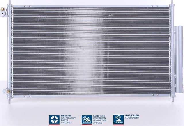 Радиатор кондиционера (конденсатор) Nissens (алюминий) для Honda Accord VII 2003-2008. Артикул 94732