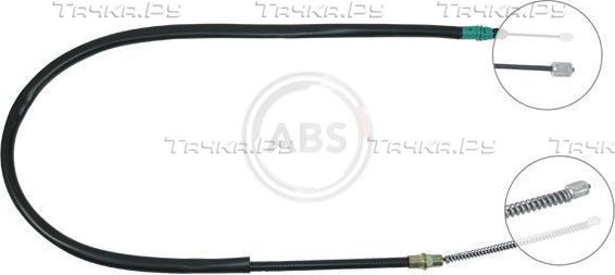 Трос ручника (тросик ручного тормоза) ABS. Артикул K12296
