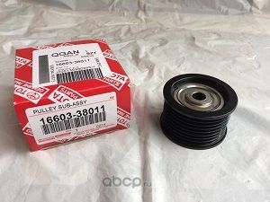 Направляющий (ведущий) ролик приводного поликлинового ремня Toyota. Артикул 1660338011