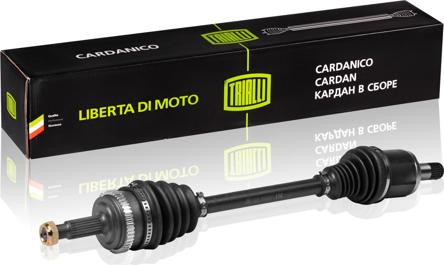 Полуось (привод в сборе, приводной вал) Trialli. Артикул AR 843