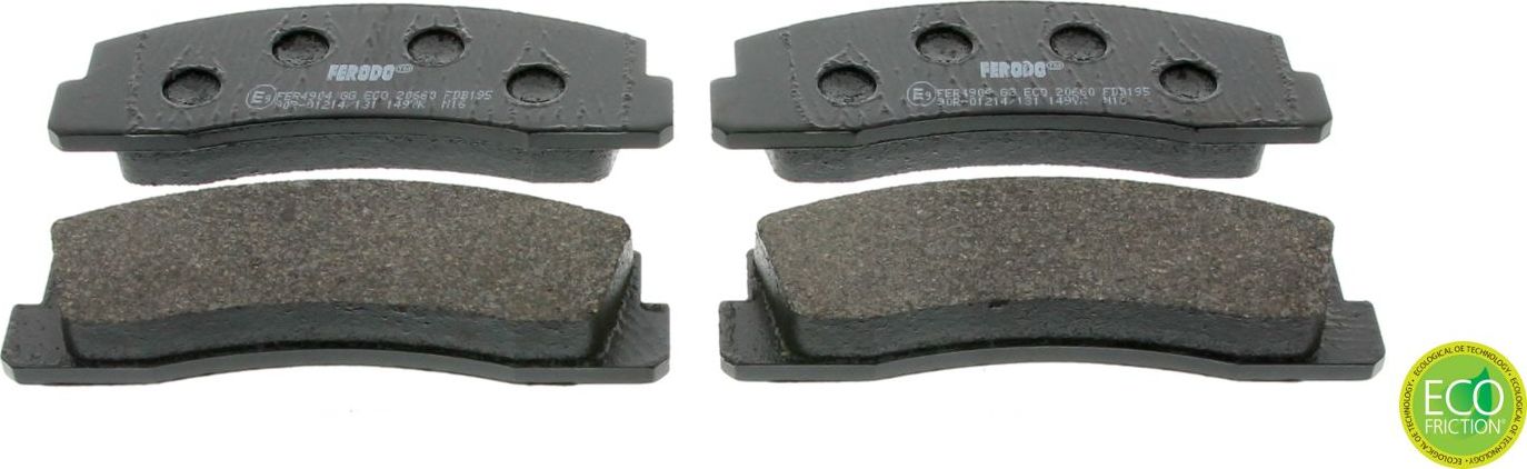 Тормозные колодки Ferodo Premier Eco Friction. Артикул FDB195