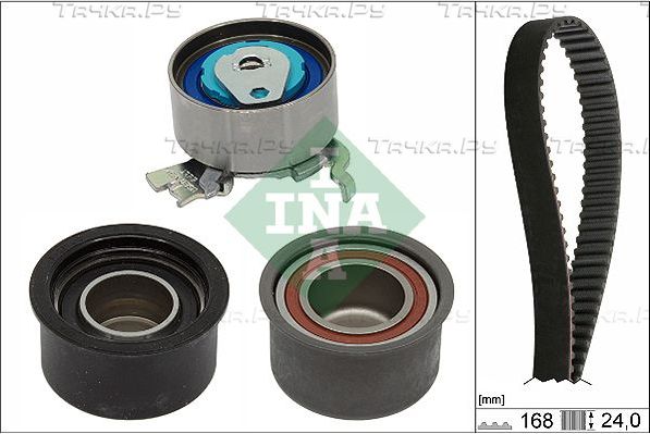 Ремень ГРМ с роликами (комплект) Ina для Lotus Europa S 2006-2010. Артикул 530 0444 10