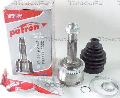 Шрус наружный (граната) Patron передний для Hyundai Solaris I 2010-2017. Артикул PCV1246