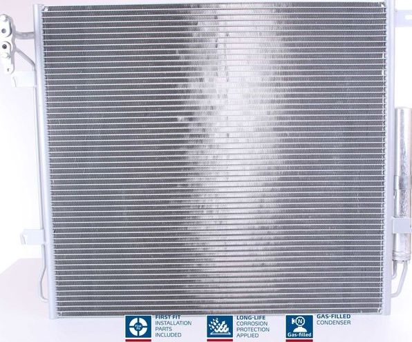 Радиатор кондиционера (конденсатор) Nissens (алюминий). Артикул 94839