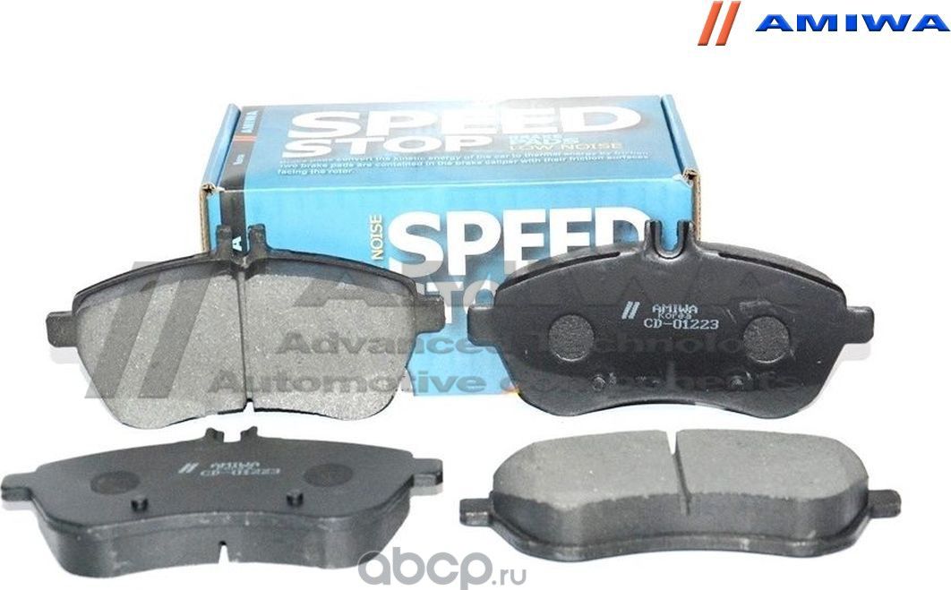 КОЛОДКИ ТОРМОЗНЫЕ ДИСКОВЫЕ ПЕРЕДНИЕ SPEED STOP (Amiwa). Артикул CD01223