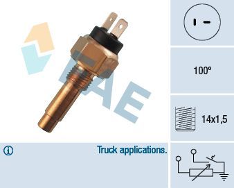 Датчик температуры охлаждающей жидкости FAE. Артикул 34150