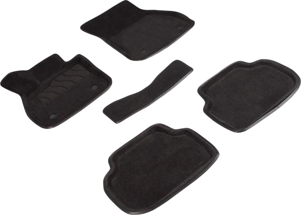 Коврики 3D Seintex для салона BMW 2 F44 2019-2026 ЧЕРНЫЕ. Артикул 95046