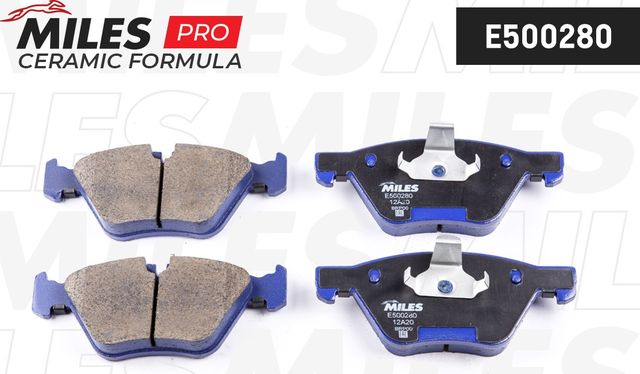 Тормозные колодки Miles (Керамика). Артикул E500280