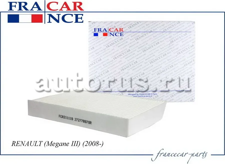 Фильтр салона (Francecar). Артикул FCR211119