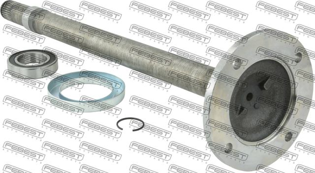 Полуось (привод в сборе, приводной вал) Febest передняя правая для Mitsubishi L200 V 2015-2026. Артикул 0412-KH6WRH