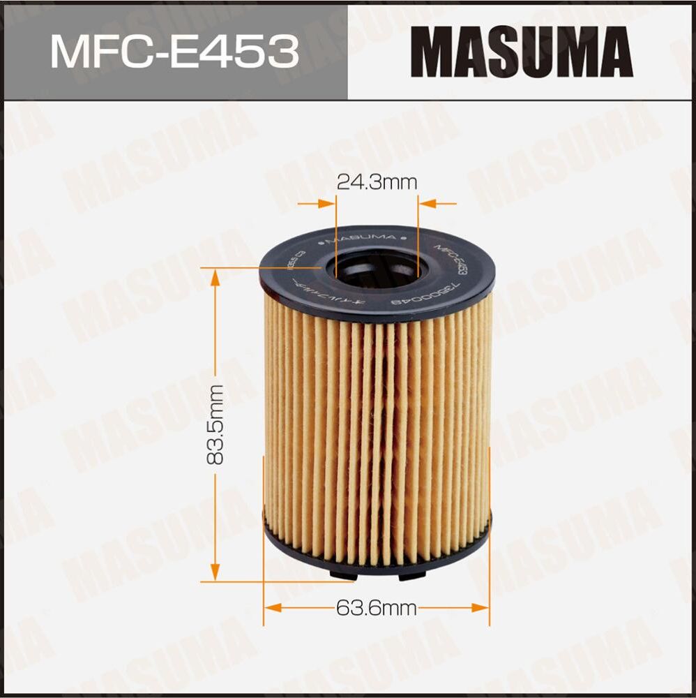 Фильтр масляный MASUMA Вставка OE0002. Артикул MFCE453