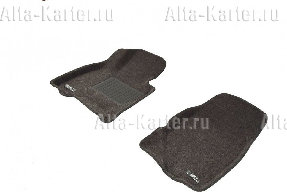 Коврики текстильные Sotra Liner 3D Vip для салона (передняя пара) Toyota Camry 50, 55 (V50, V55, XV50, XV55) 2011-2026 СЕРЫЕ. Артикул ST 73-00104F