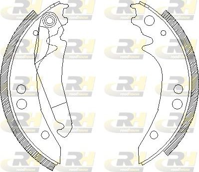 Тормозные колодки RoadHouse задние для Mercedes-Benz T1 1977-1996. Артикул 4136.00