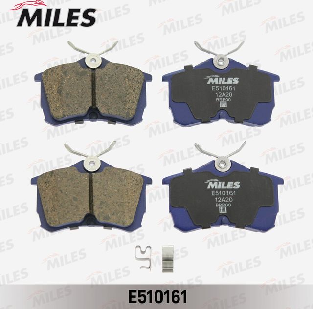 Тормозные колодки Miles (Керамика). Артикул E510161