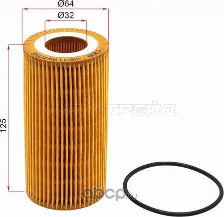 Фильтр масляный картридж VW TOUAREG 3.0 TDI 18- (SAT). Артикул ST059198405B