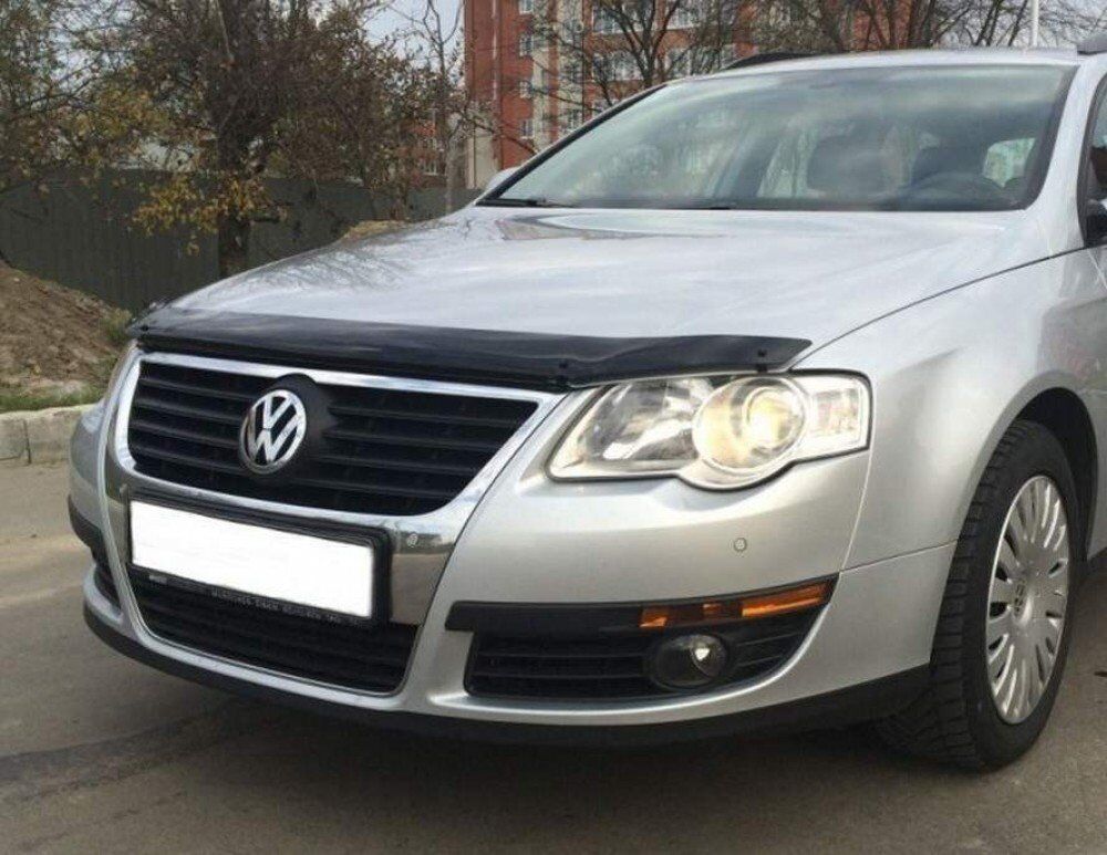 Дефлектор SIM для капота Volkswagen Passat B6 2006-2010. Артикул SVOPAS0612