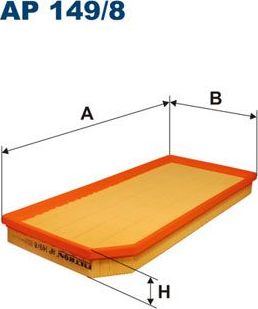Воздушный фильтр Filtron. Артикул AP 144/6