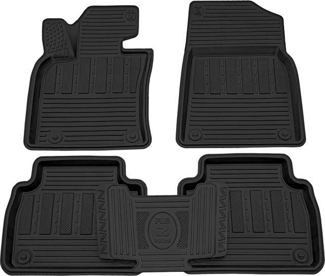 Коврики Rezkon резиновые для салона Toyota Camry 70 (V70, XV70) 2018-2026. Артикул 1034010300