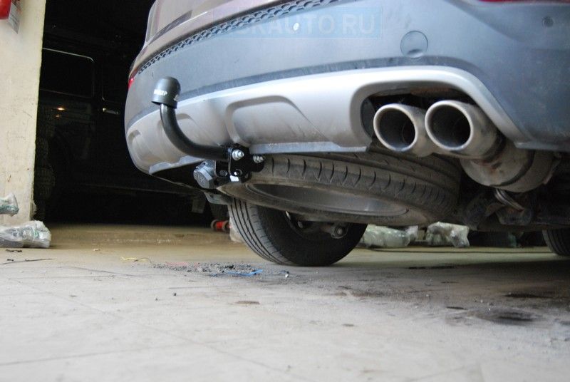 Фаркоп Лидер-Плюс для Hyundai Santa Fe III DM 2012-2017. Артикул H224-A