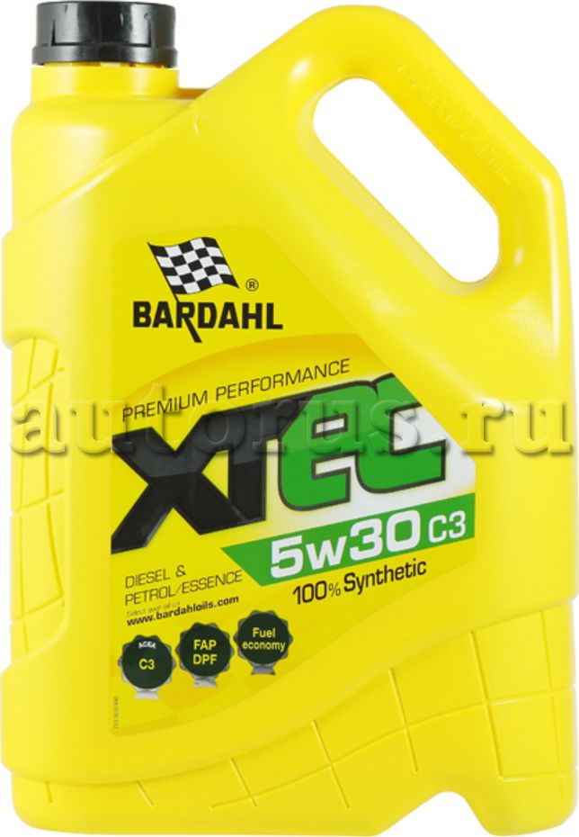 Моторное масло XTEC 5W30 ACEA C3 син. (5л)  (Bardahl). Артикул 36303