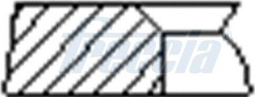 Поршневые кольца Freccia. Артикул FR10-240200
