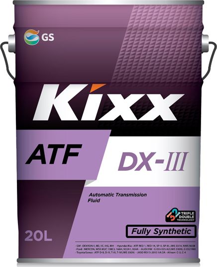 Трансмиссионная жидкость Kixx ATF DX-III /20л. Артикул L2509P20E1