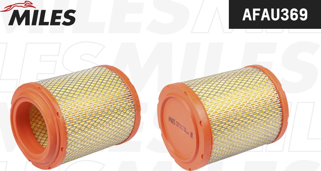 Воздушный фильтр Miles. Артикул AFAU369