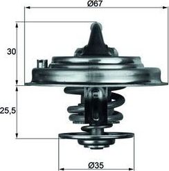 Термостат Mahle Behr. Артикул TX 34 82D