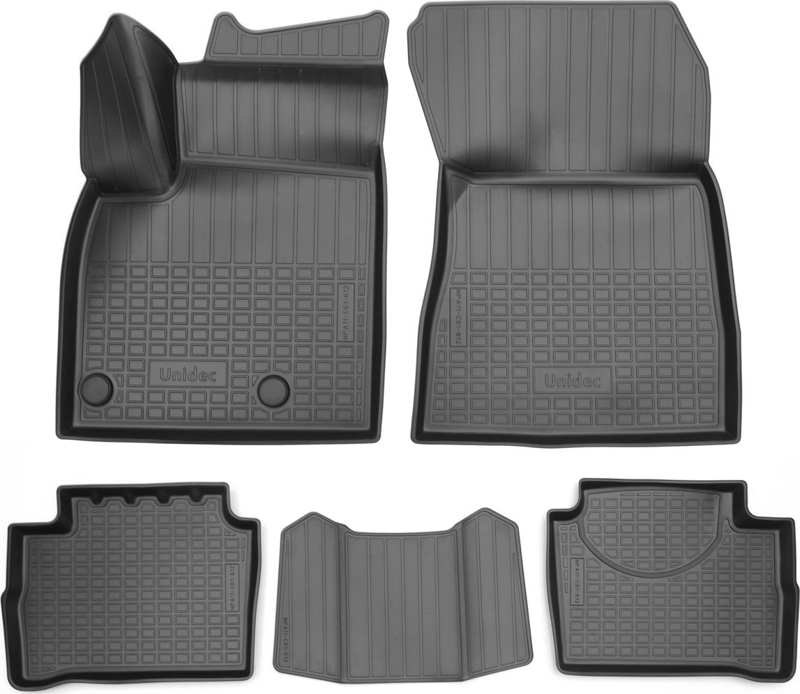 Коврики 3D Норпласт для салона Nissan Qashqai III J12 (бензин/гибрид) 2021-2026. Артикул NPA11-C61-612