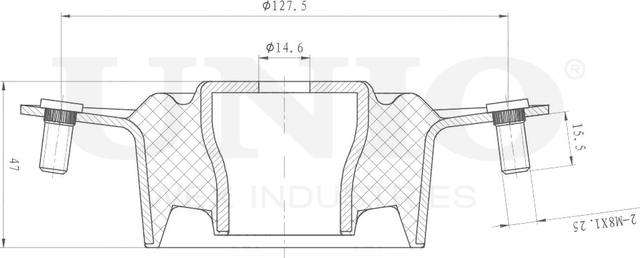 Опора амортизационной стойки (Unio). Артикул RMP-13134