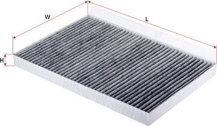 Салонный фильтр Sakura. Артикул CAC-28130