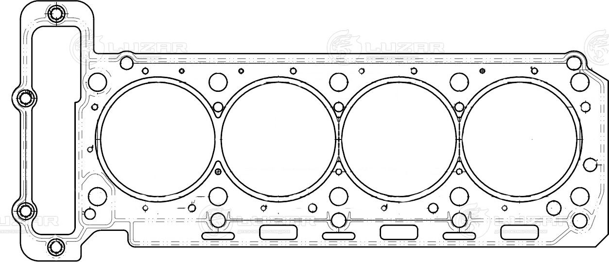 Прокладка ГБЦ Luzar. Артикул LES 11701