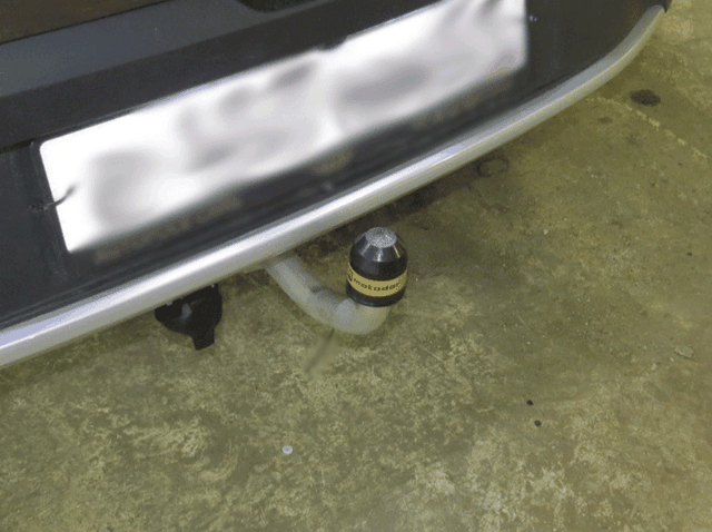 Фаркоп Мотодор для Jac JS4 2021-2026. Оцинкованный шар. Артикул 98301-A