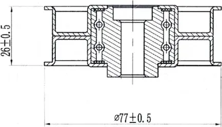 Обводной ролик ремня ГРМ MMC OUTLANDERPAJERO SPOR (SAT). Артикул ST1145A026