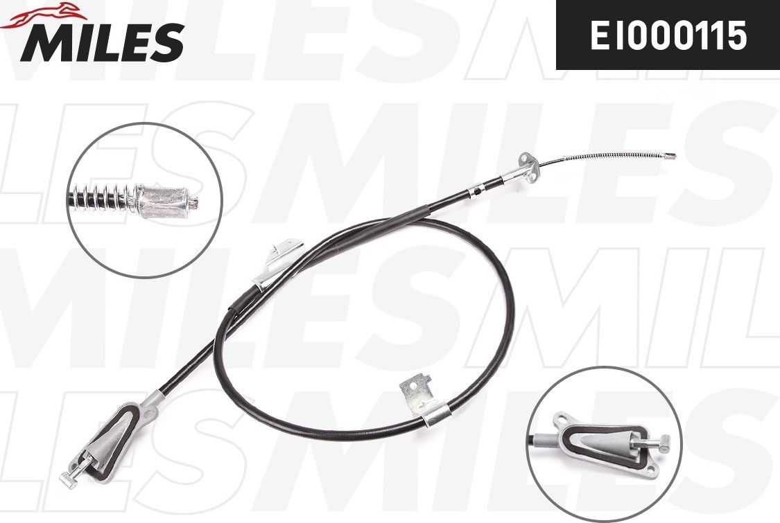 Трос ручника (тросик ручного тормоза) Miles. Артикул EI000115