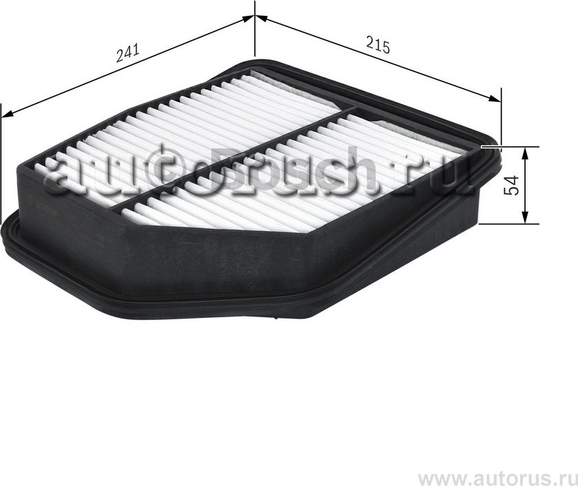 Вставка воздушного фильтр (Bosch). Артикул F026400294