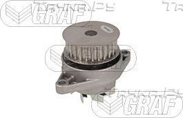 Помпа (водяной насос) Graf для Volkswagen Golf IV 2000-2006. Артикул PA765