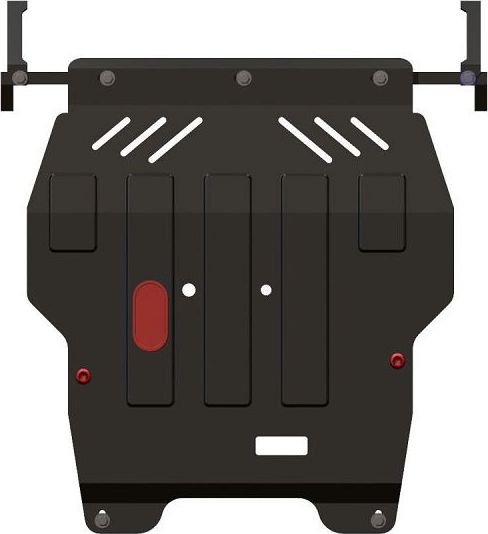 Защита Шериф (2 мм) для картера и МКП Audi A3 8L 1996-2003. Артикул 02.0033