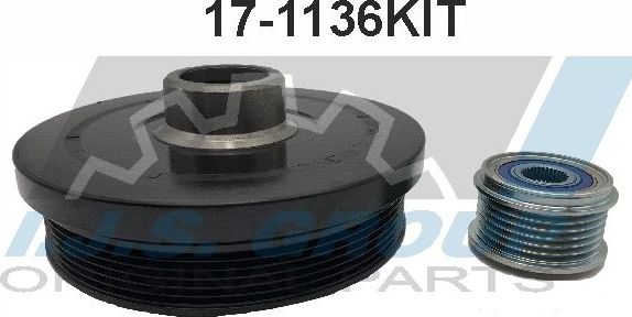 Шкив коленвала IJS Group. Артикул 17-1136KIT