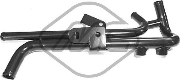 Патрубок радиатора (системы охлаждения) Metalcaucho. Артикул 03110