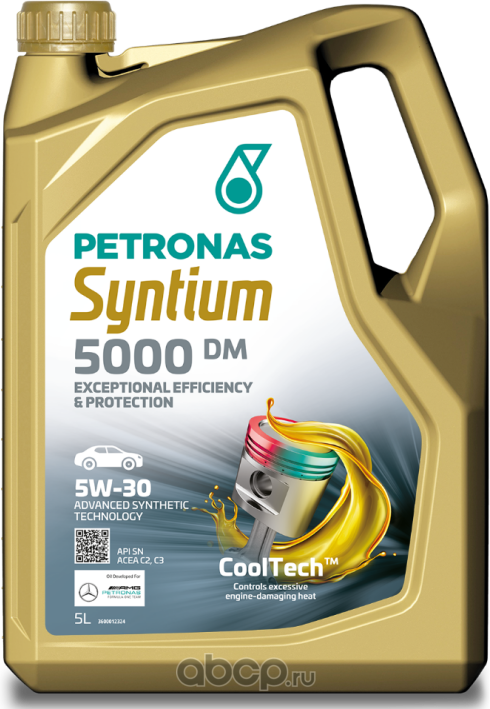 SYNTIUM 5000 DM 5W30 5L (Petronas). Артикул 70644M12EU
